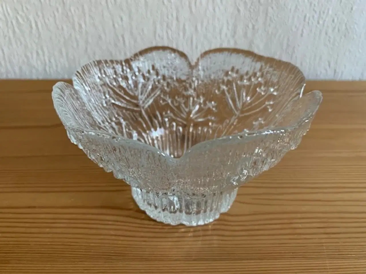 Billede 1 - Skål / lysestage Dansk Floriform fra 1970'erne