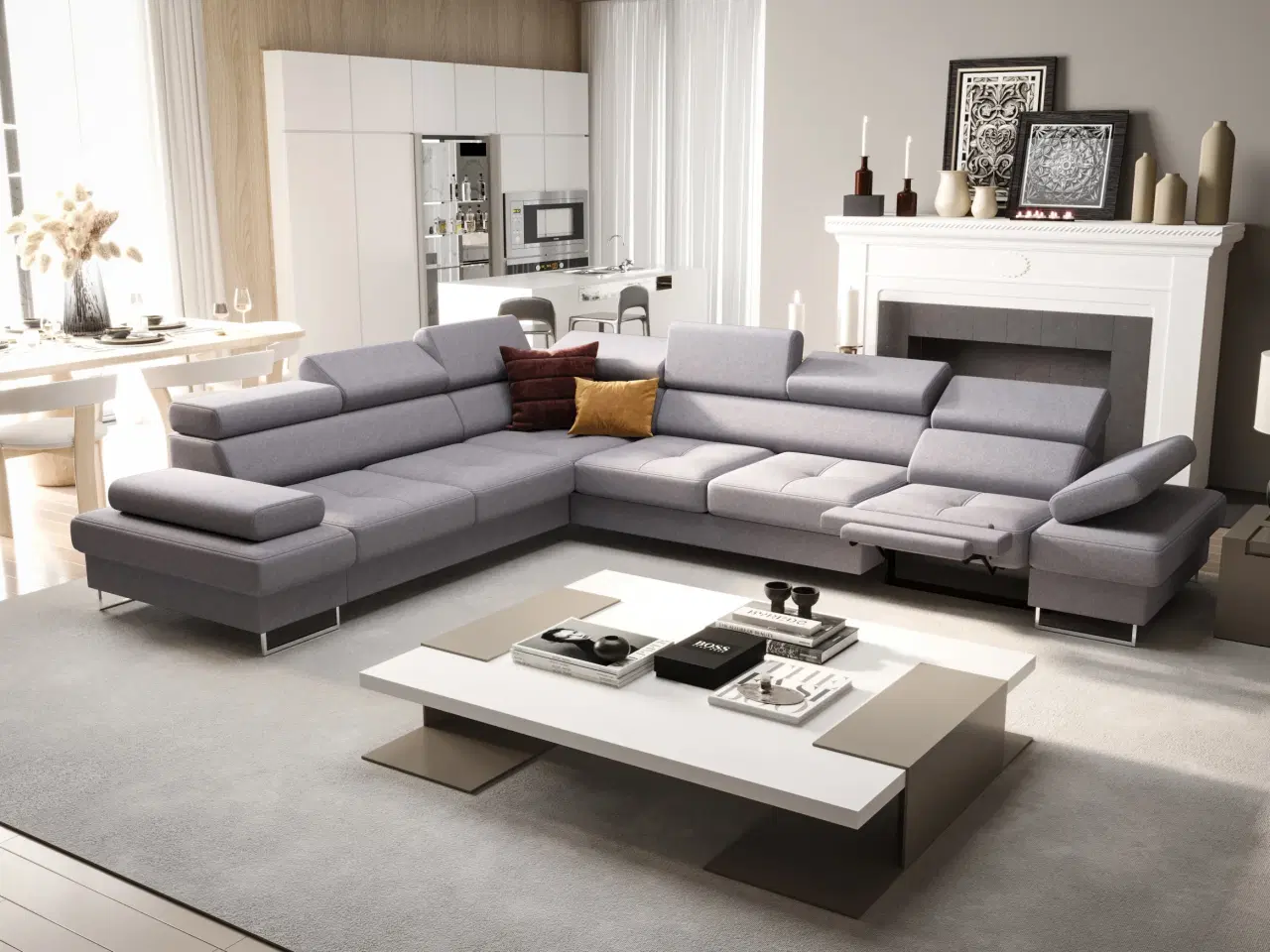 Billede 8 - GALAKSE MAX RELAX HJØRNESOFA 280x350