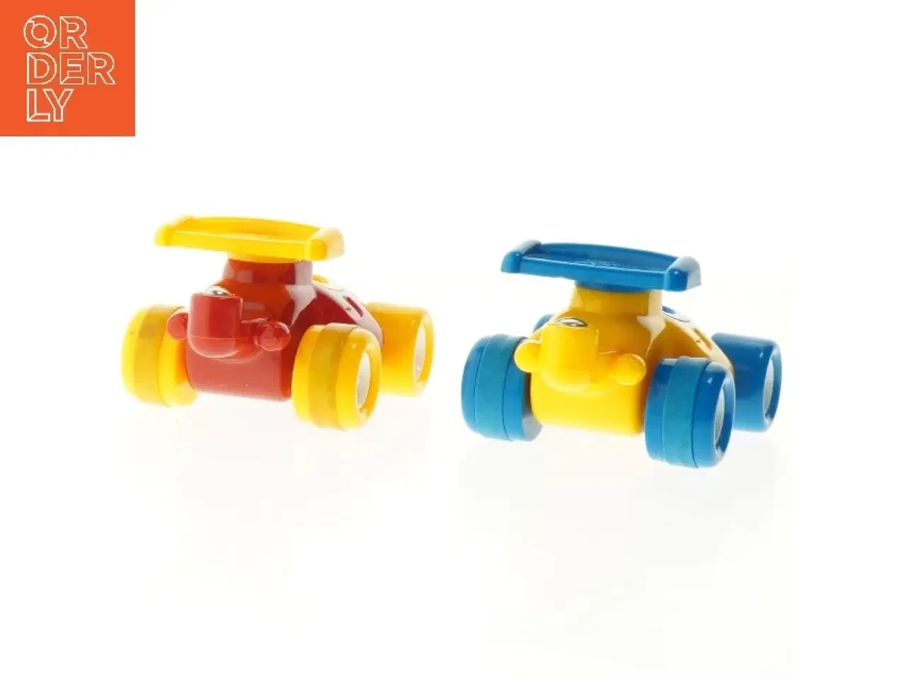 Billede 4 - Farverige plastikbyggelastbiler fra Wow (str. 15 x 8 cm)