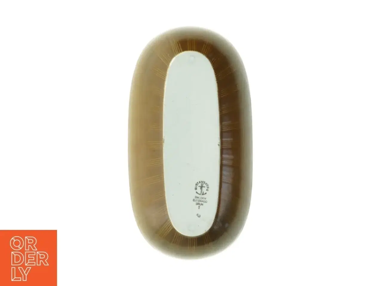 Billede 2 - Porcelæn, Skål Eldorado Brun , Gustavsberg Sweden (str. 32 x 17 cm)