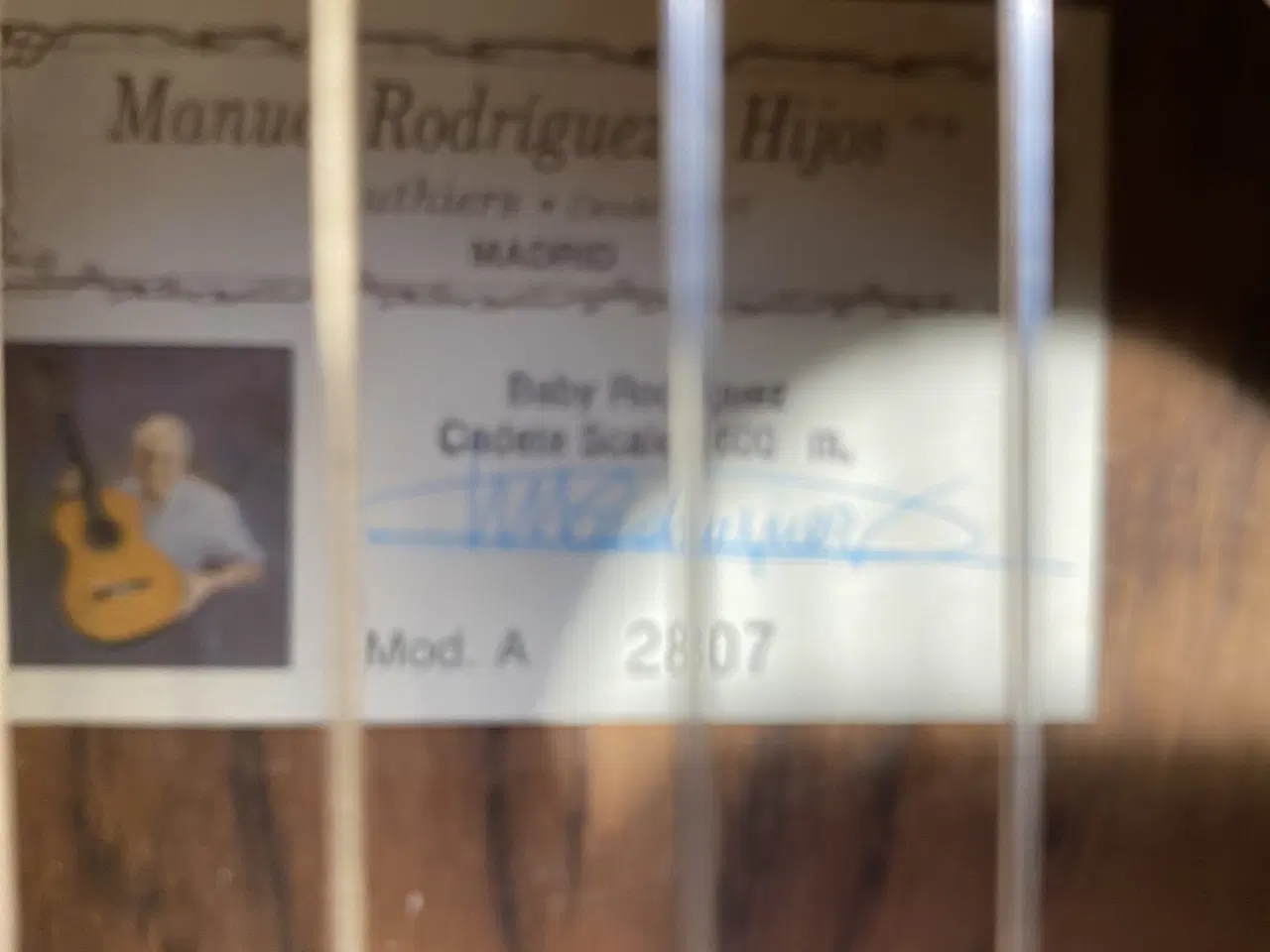 Billede 5 - 🎸 Manuel RodrĂguez “Baby RodrĂguez” A2807 – Cadet