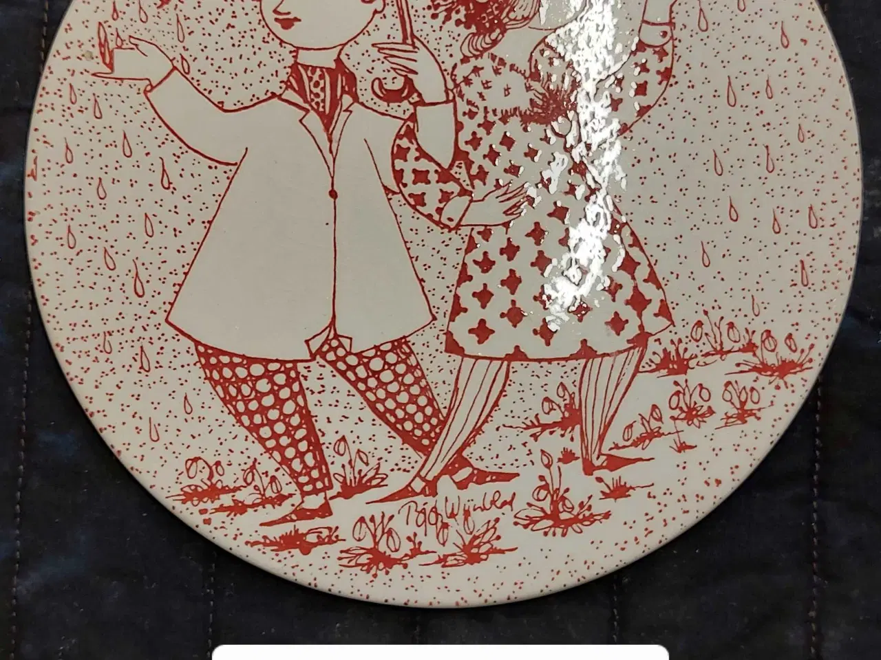 Billede 2 - Platter, røde. 