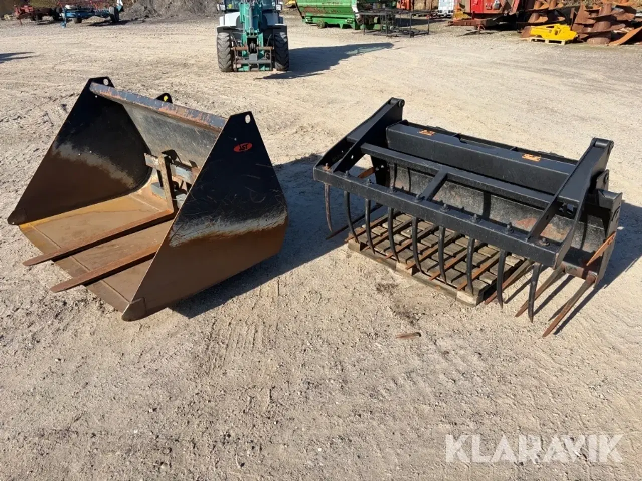 Billede 6 - Teleskoplæsser Kramer KL.30.8T med redskaber