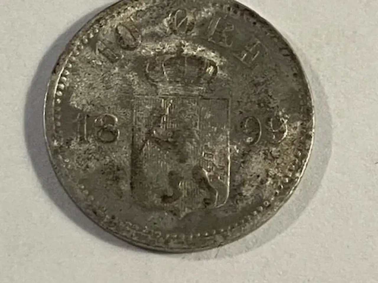 Billede 1 - 10 øre 1899 Norge