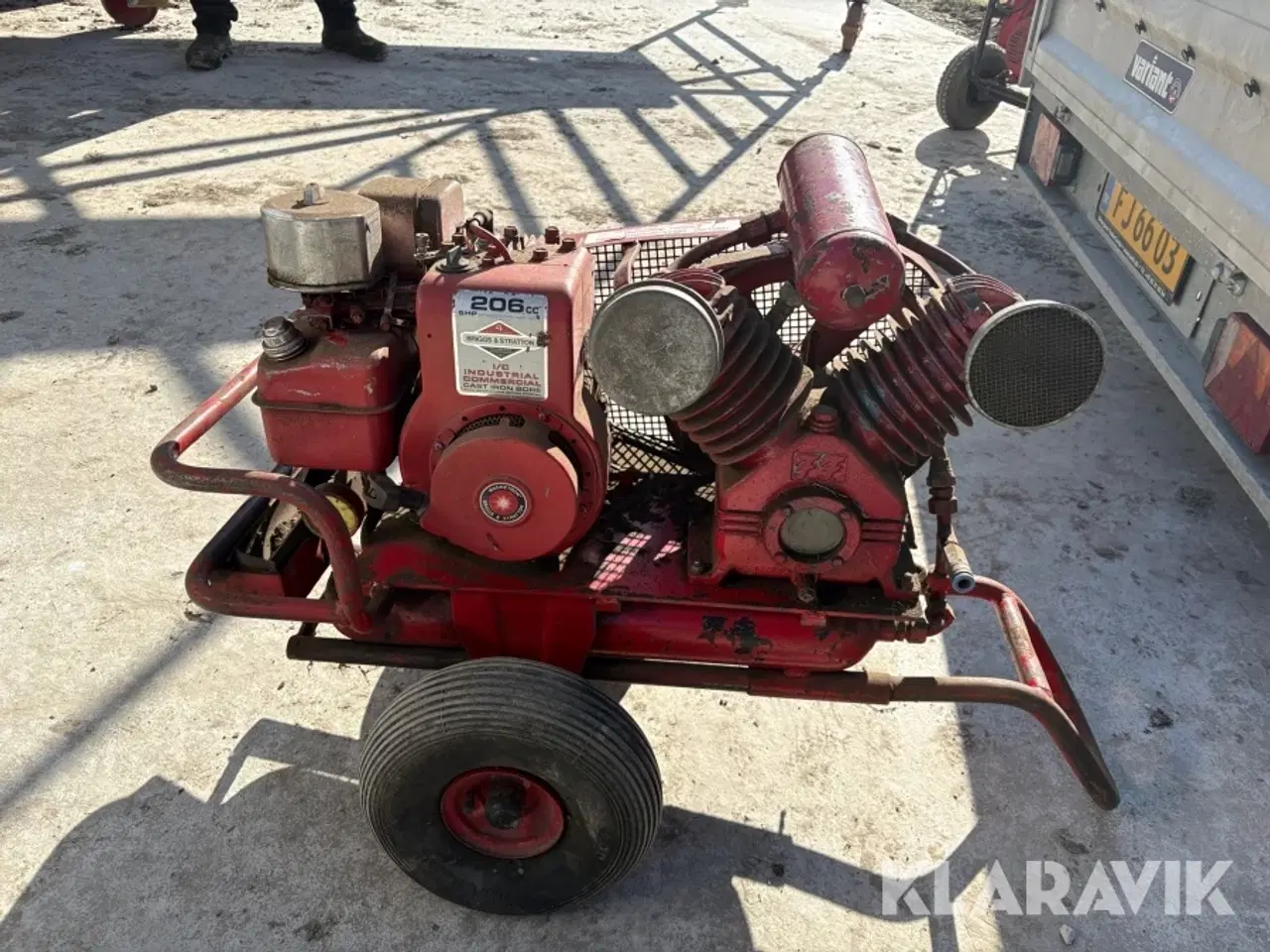 Billede 4 - Kompressor Brigss & Stratton 206cc 5Hp