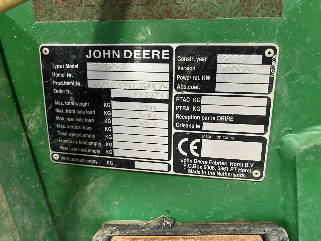 Billede 3 - John Deere sprøjte 832 i