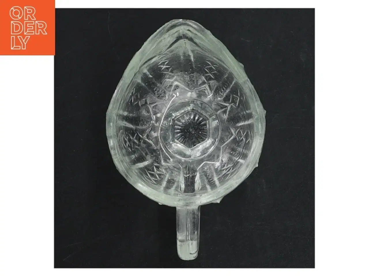 Billede 3 - Glas kande med hank (str. H. 7,5 cm. ø. 6 cm)