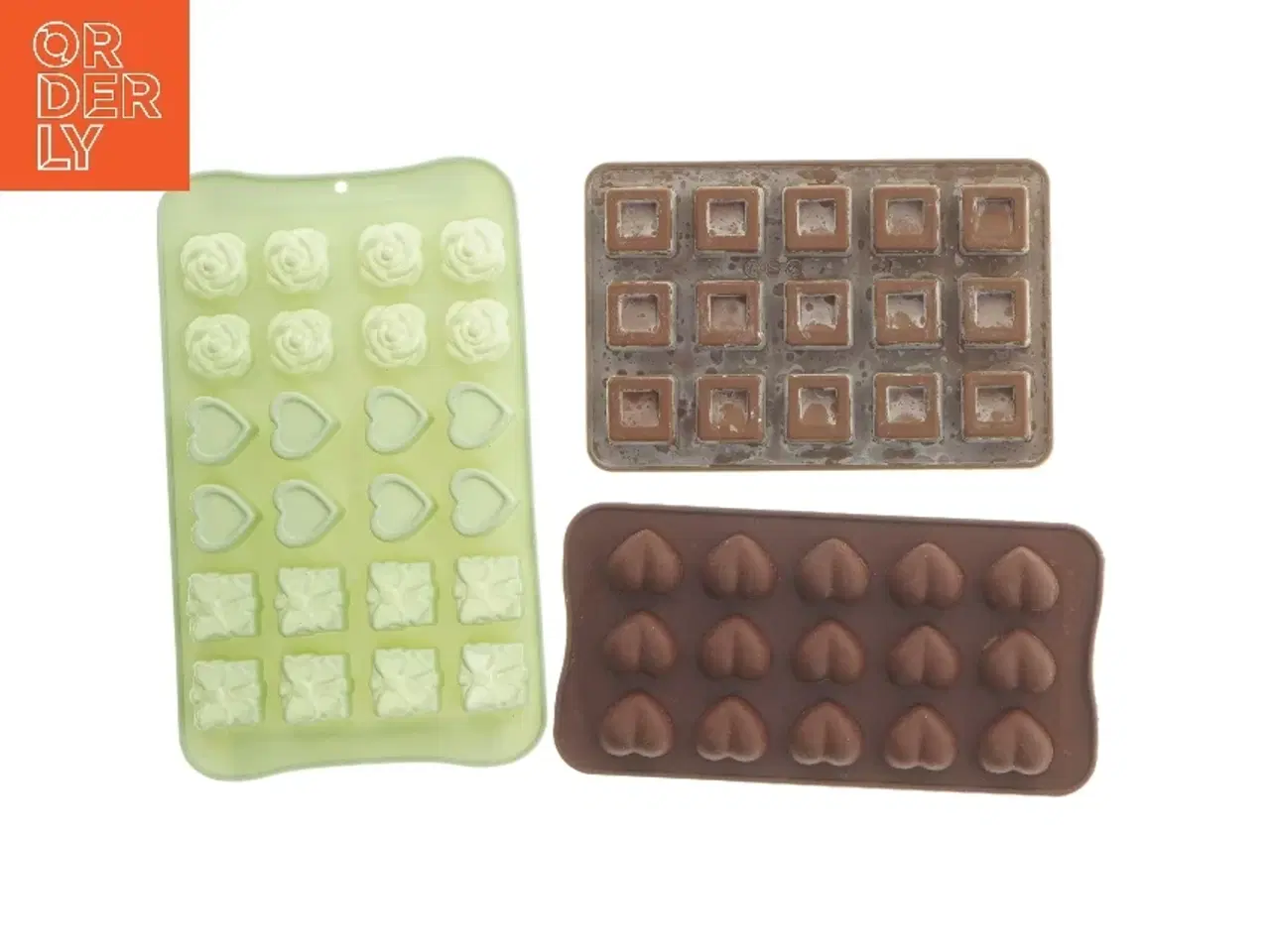 Billede 3 - Silikone chokoladeforme (str. 23x14&20x10,5 cm)