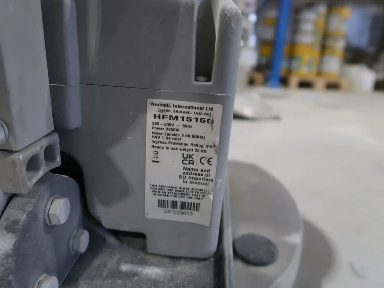 Billede 3 - Gulvslibemaskine NUMATIC HFM1515G