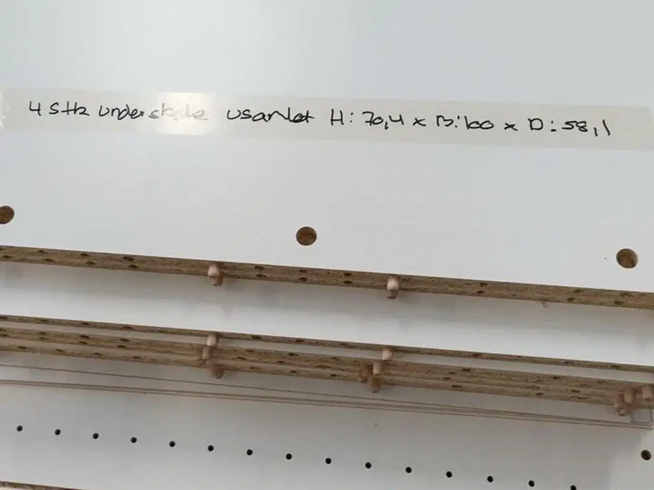 Billede 4 - 4 stk. usamlet underskabe H: 70,4 x B: 100 x D: 58,1