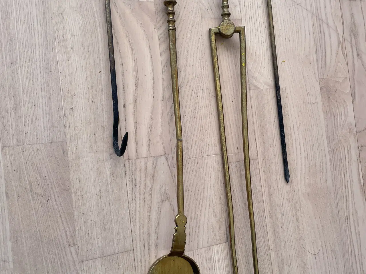 Billede 1 - Brændeovnstilbehør i Messing