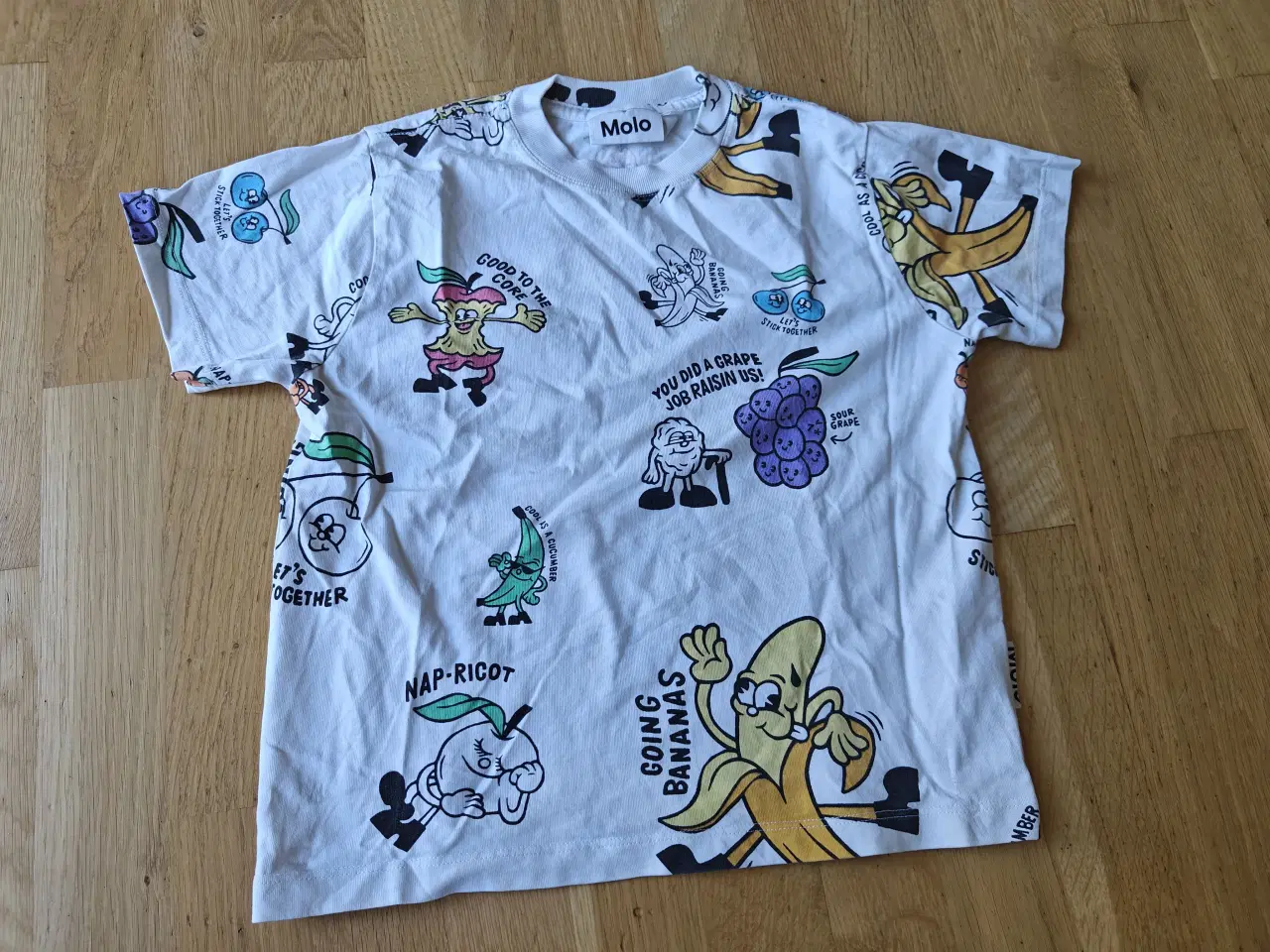 Billede 1 - T-shirt fra MOLO med motiver str. 104 ny.