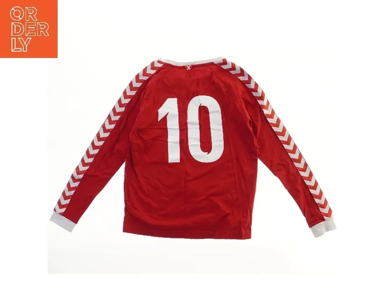 Billede 2 - Rød langærmet fodboldtrøje fra Hummel (str. 164)