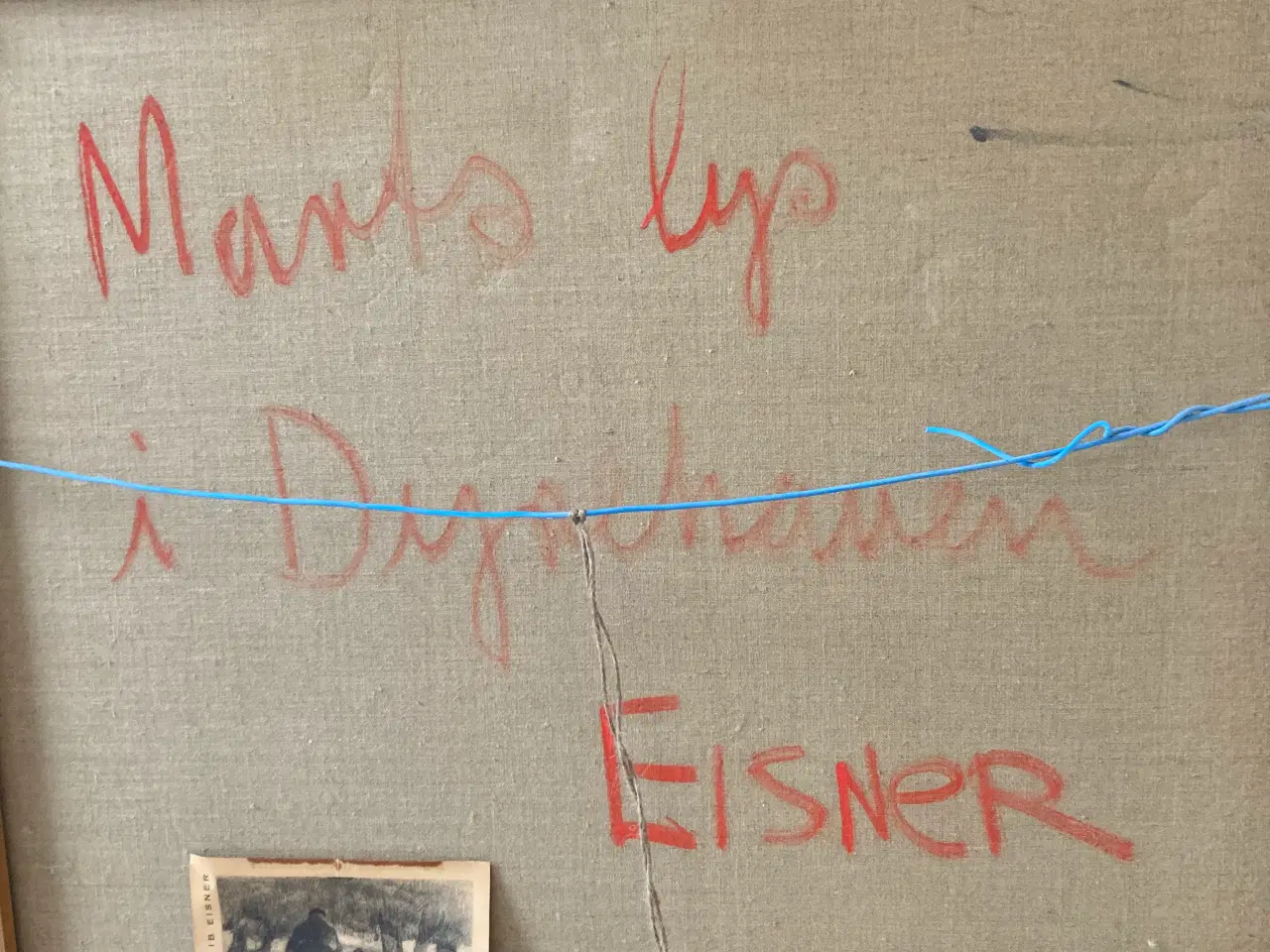 Billede 4 - Ib Eisner Maleri. "Martslys" i Dyrehaven