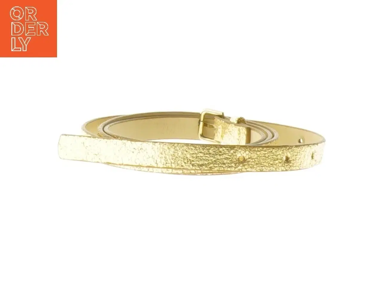 Billede 2 - Guld farvet bælte fra H&M (str. 112 cm)