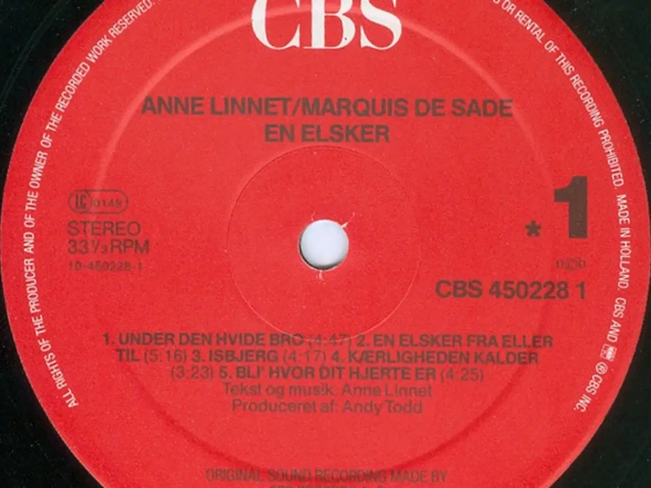 Billede 4 - LP, Anne Linnet x8