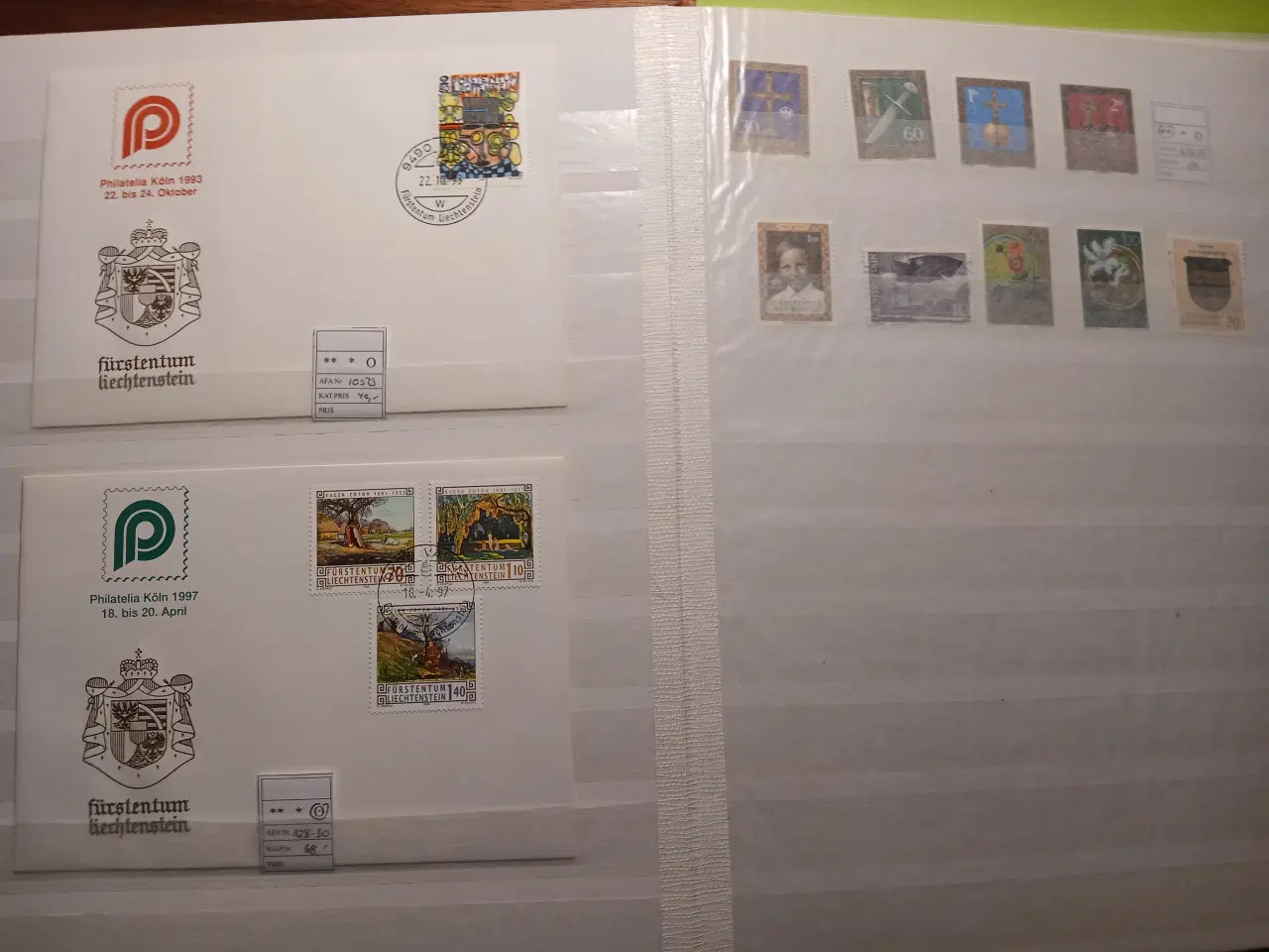 Billede 2 - Lichtenstein, postfrisk, Album med samling, 32 sid