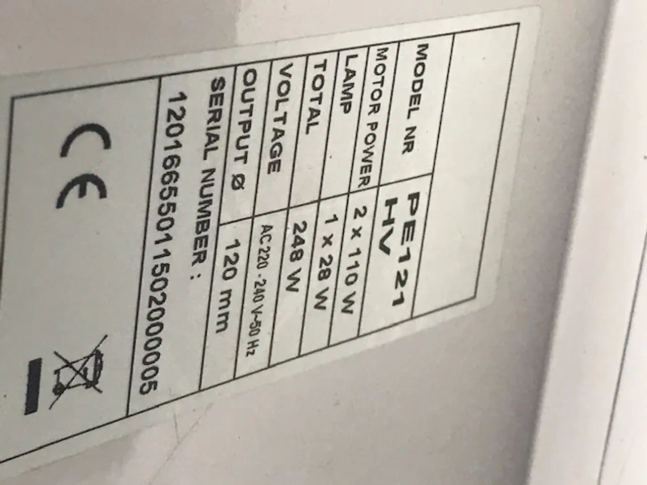 Billede 4 - Silverline Emhætte til indbygning