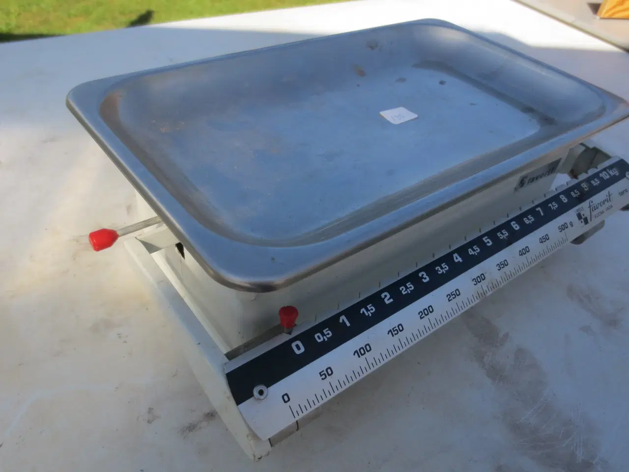 Billede 3 - 1 stk Retro Køkenvægt Favorit 10 Kg 