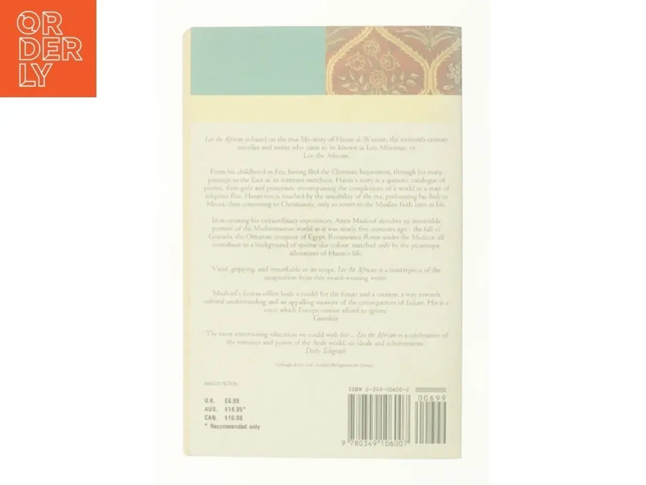 Billede 3 - Leo the African af Amin Maalouf (Bog)