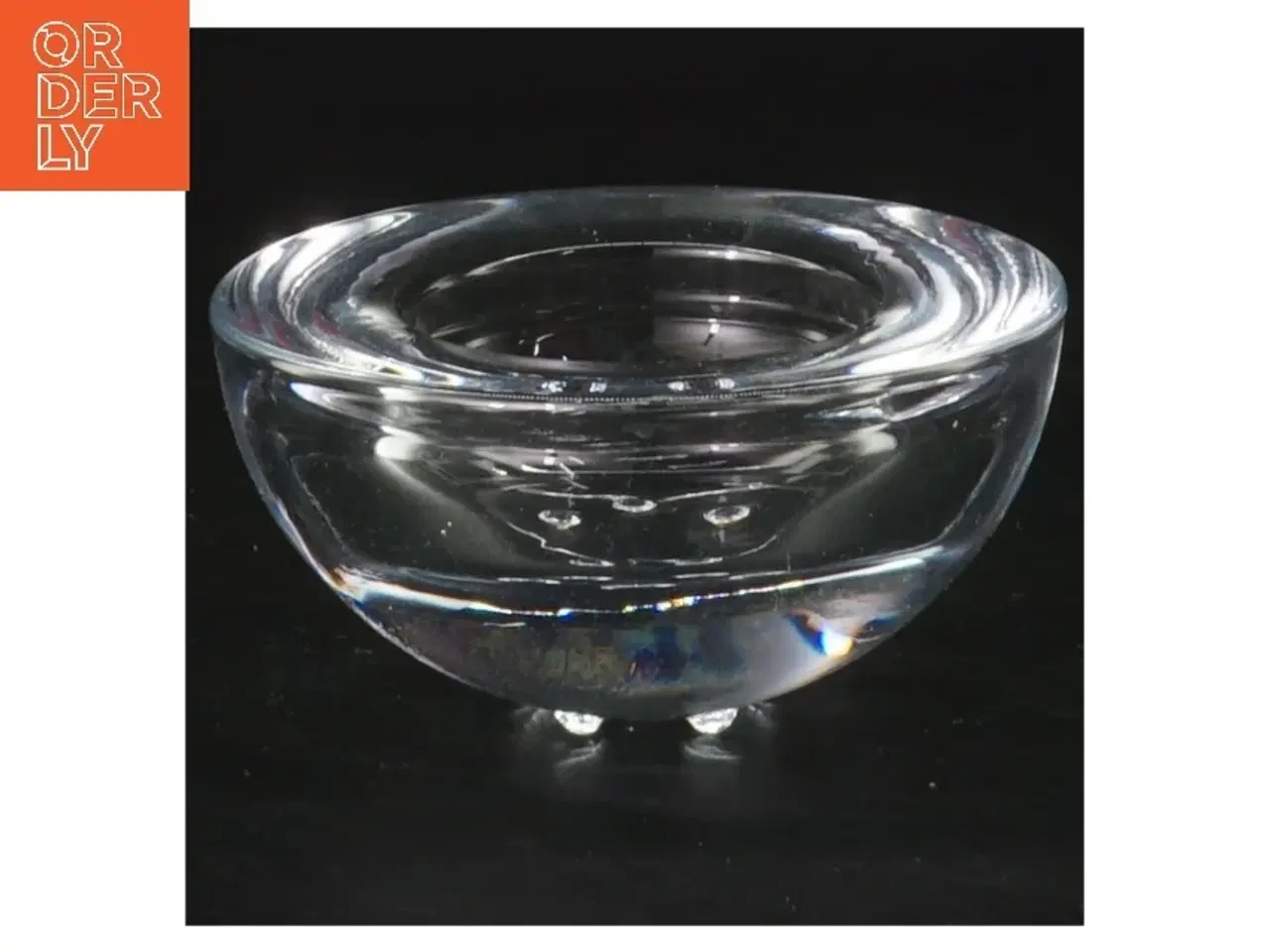 Billede 1 - Glas lysestage fra Iittala (str. Ø 9,2 cm)