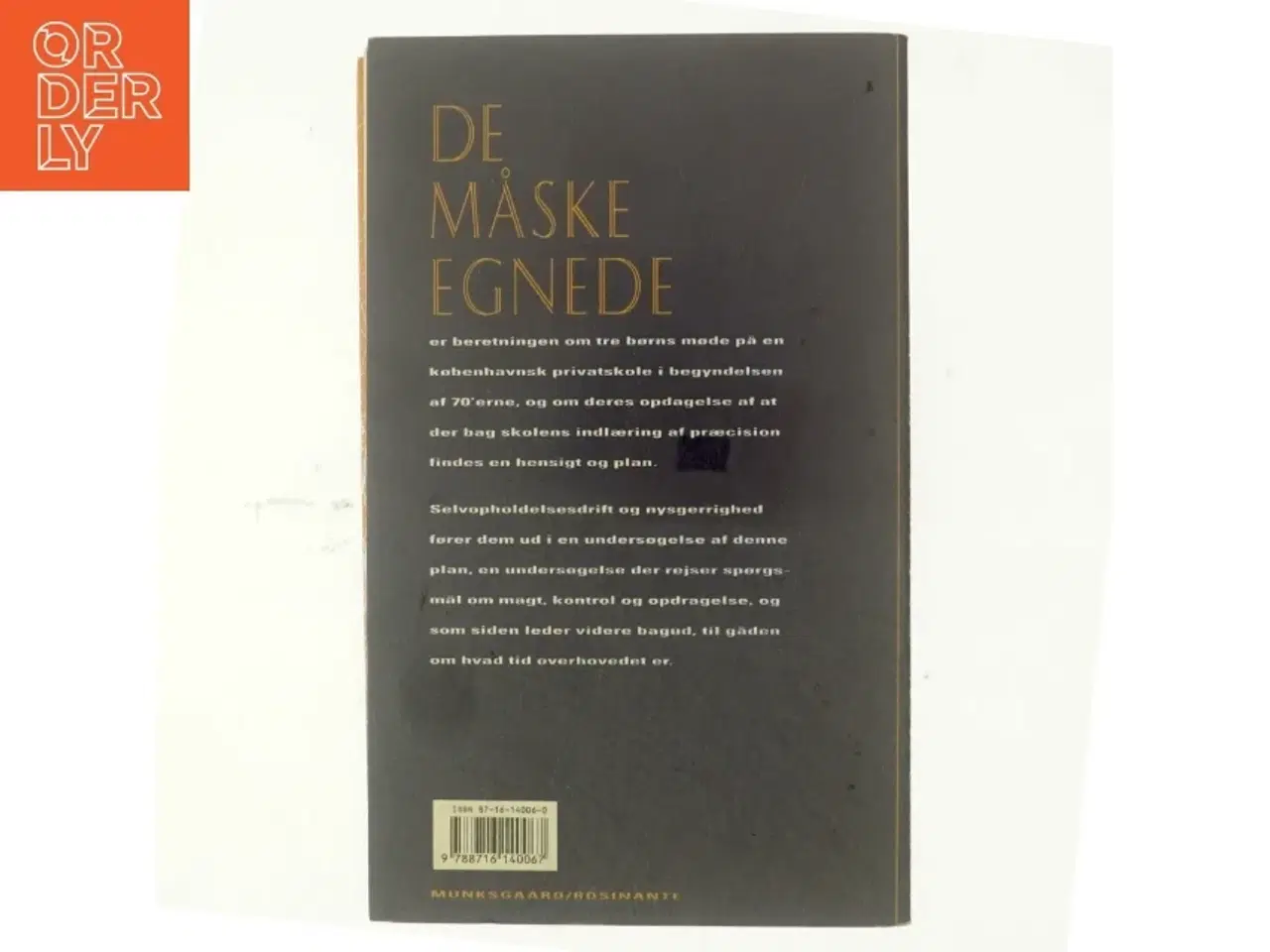 Billede 3 - De måske egnede : roman af Peter Høeg (f. 1957-05-17) (Bog)