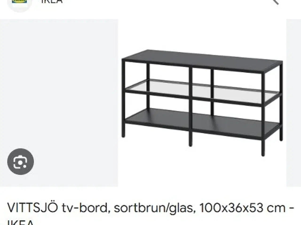 Billede 2 - IKEA TV-bord Vittsjö med glasplade