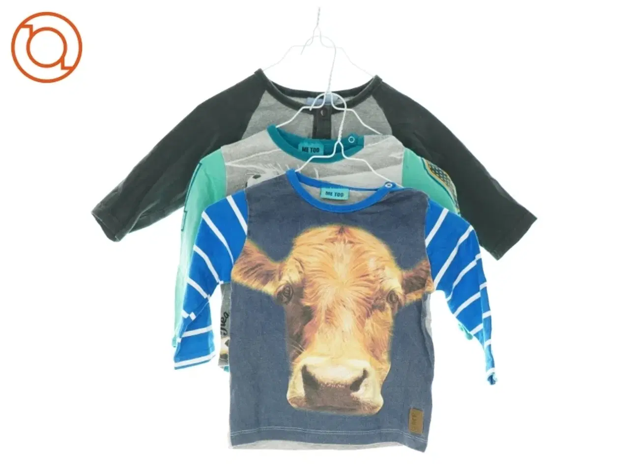 Billede 1 - Bluse (3 stk.) fra Ukendt (str. 80 cm)