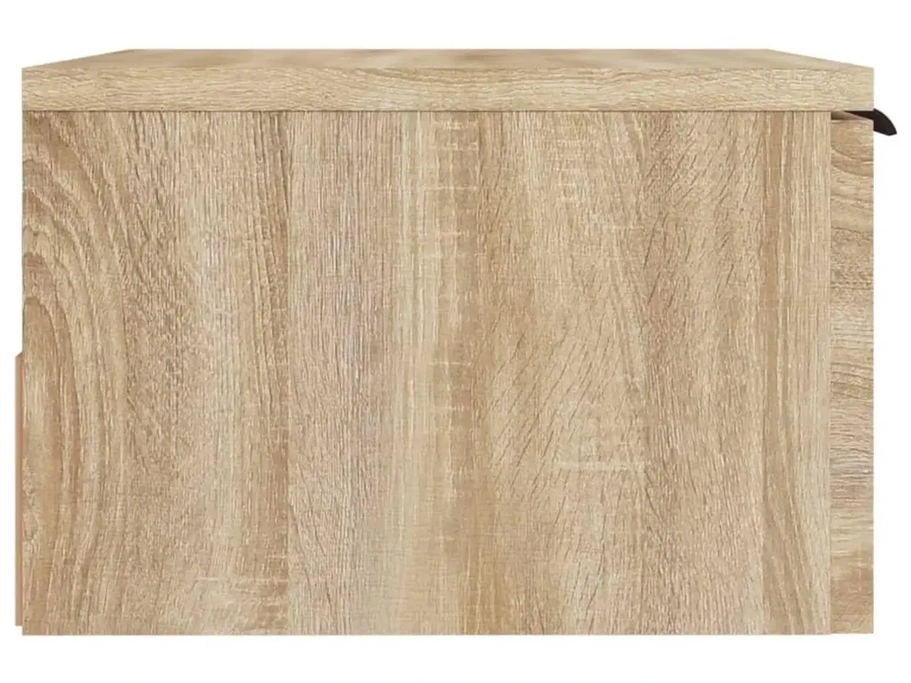 Billede 4 - Væghængt sengebord 34x30x20 cm sonoma-eg