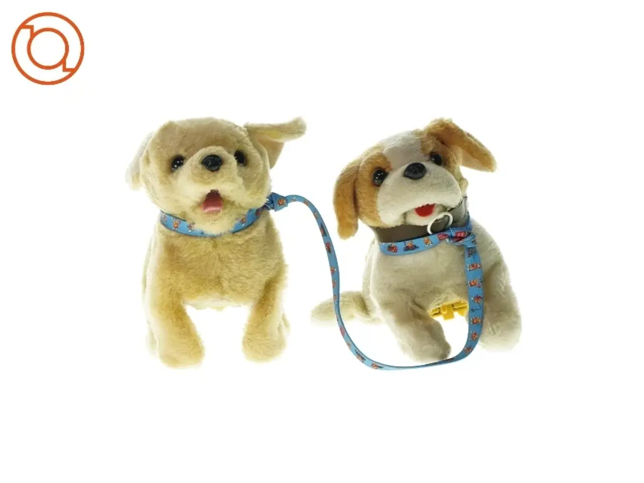 Billede 1 - Motoriske hunde (2 stk) (str. 20 x 11 x 17 cm)