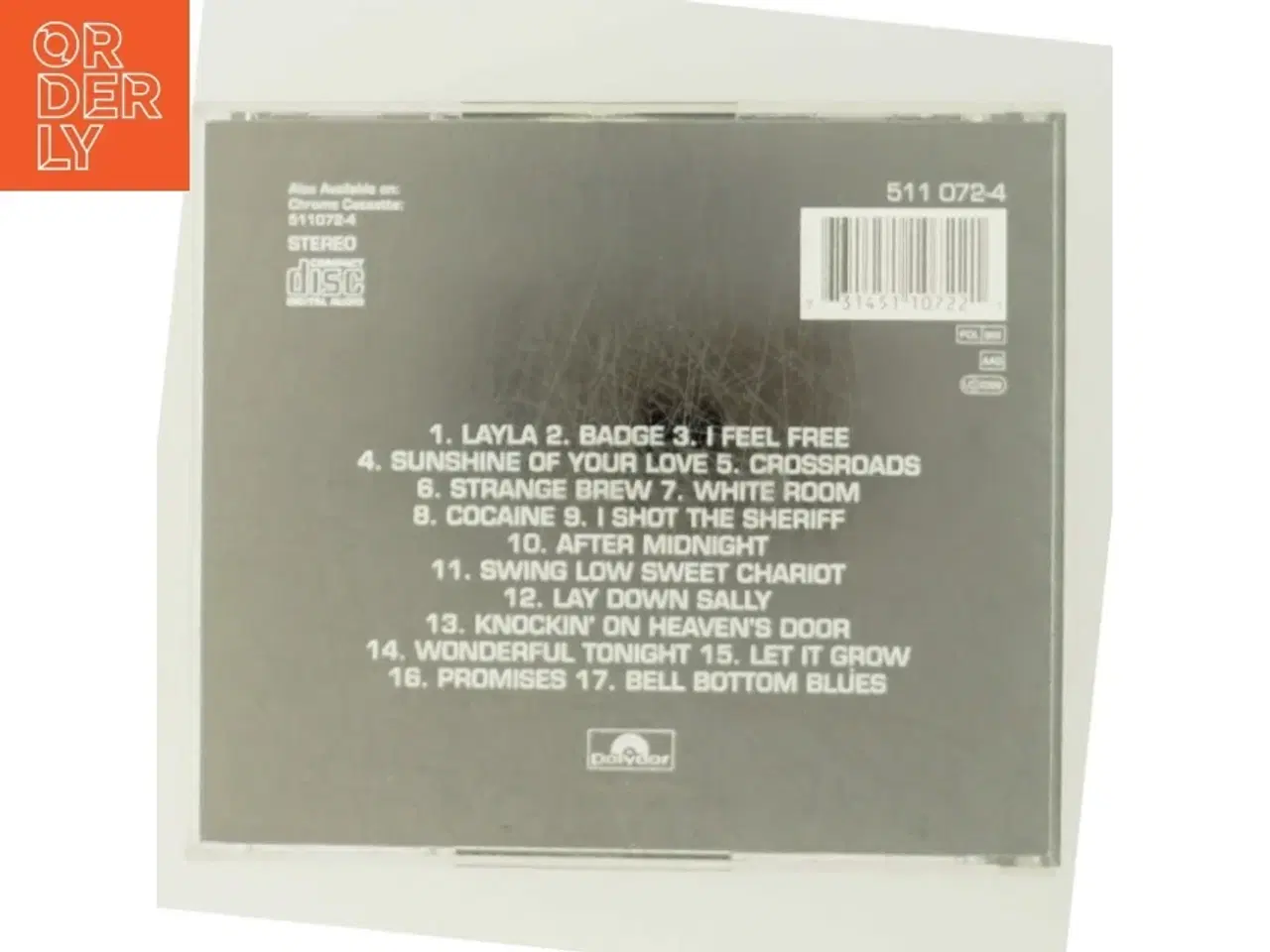 Billede 3 - Eric Clapton CD - The Best of Eric Clapton fra Polydor Records