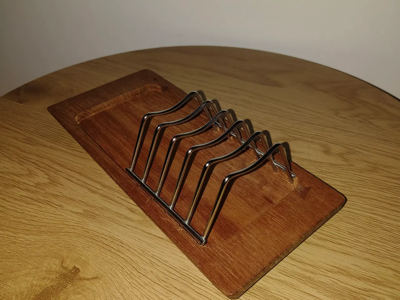 Billede 4 - Flot ældre teakbrevordner