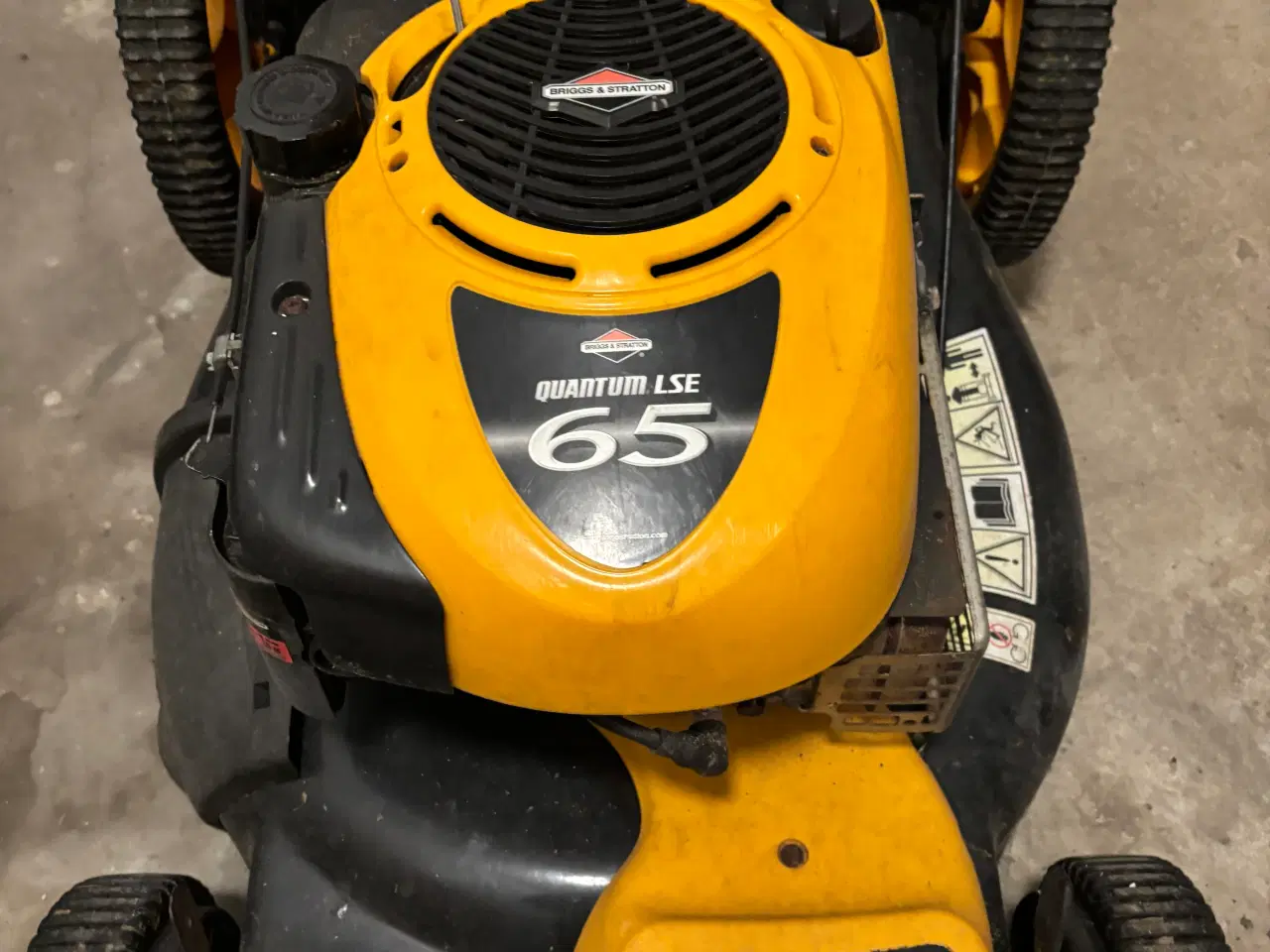 Billede 2 - Partner Electrolux 53 cm benzin plæneklipper gul/s