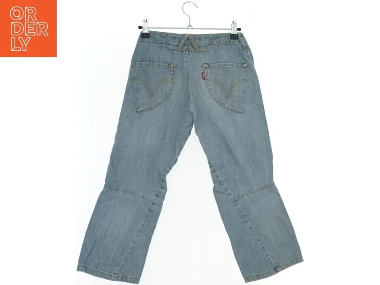 Billede 2 - Børnejeans med gul lynlåsdetalje fra Levis (str. 152)