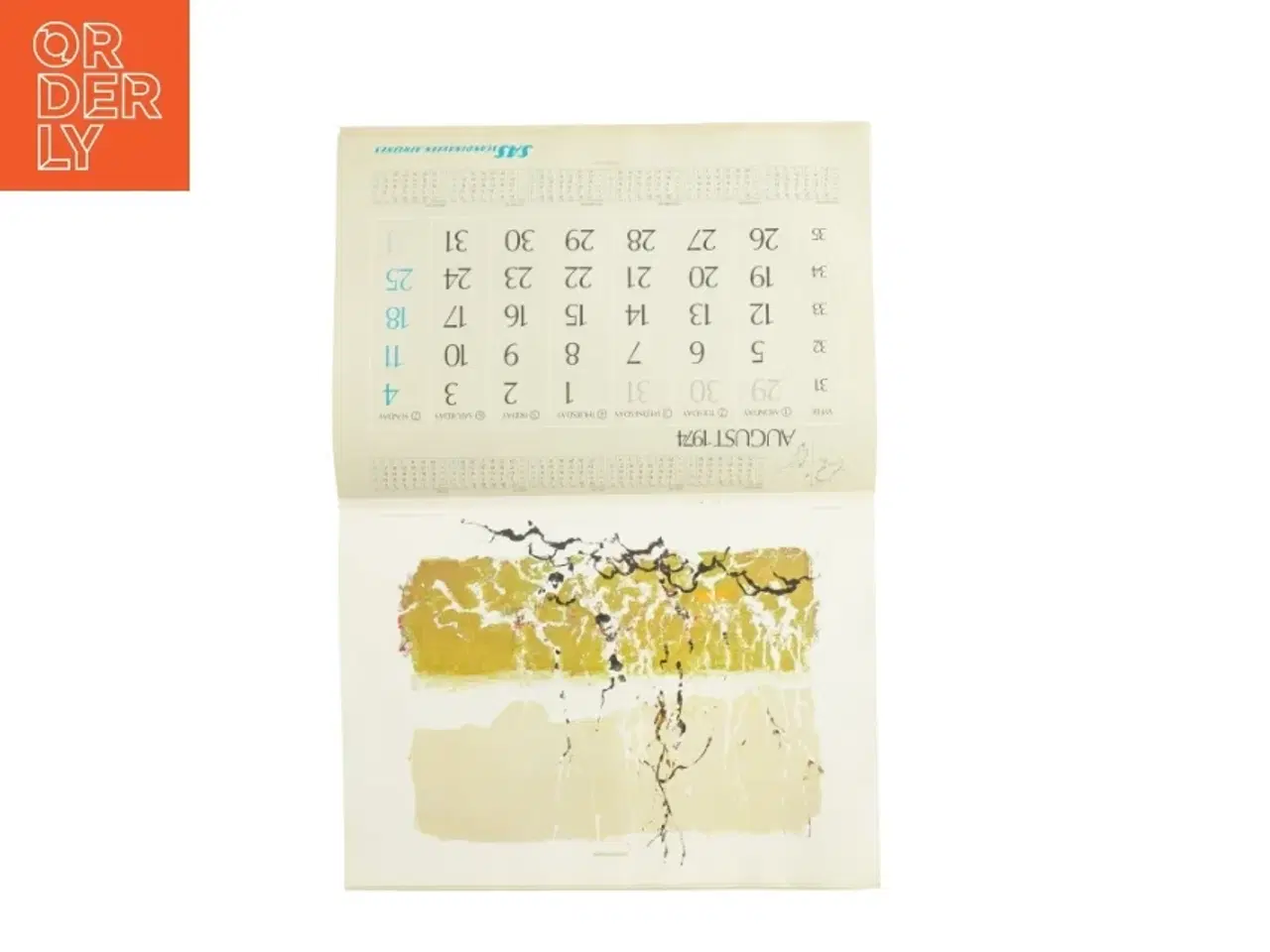 Billede 6 - SAS Kalender 1991 fra Scandinavian Airlines (str. 41 x 30 cm)