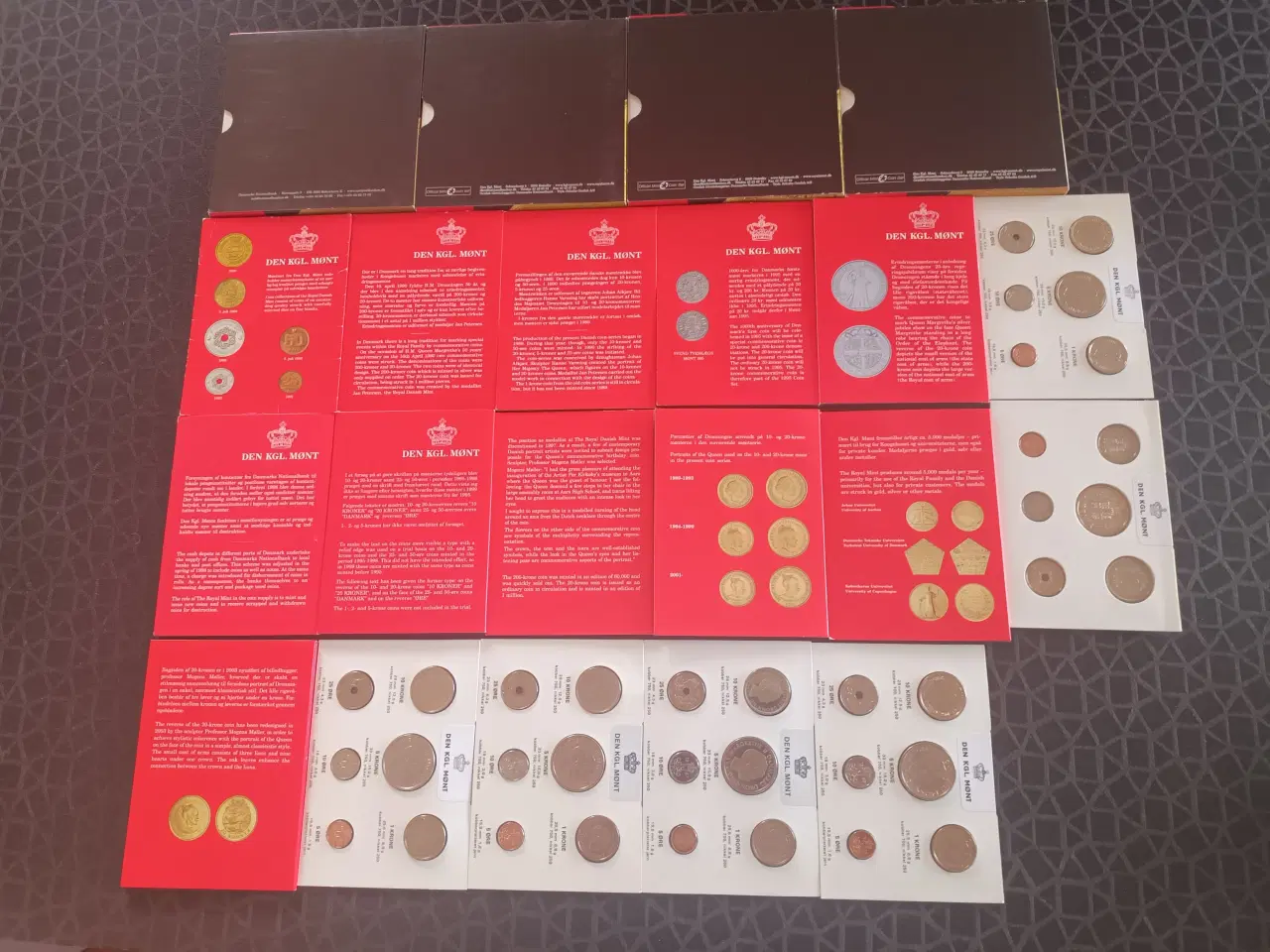 Billede 2 - Kgl Møntsæt 21 stk forskellige 1981 til 2009