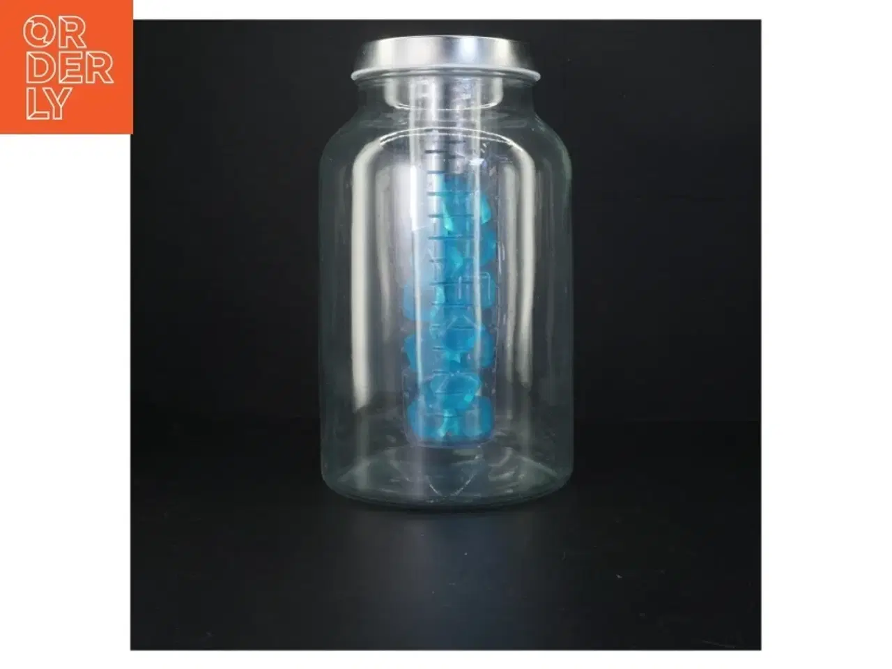 Billede 1 - Glasdrikkedispenser med låg og hane (str. 30 cm)