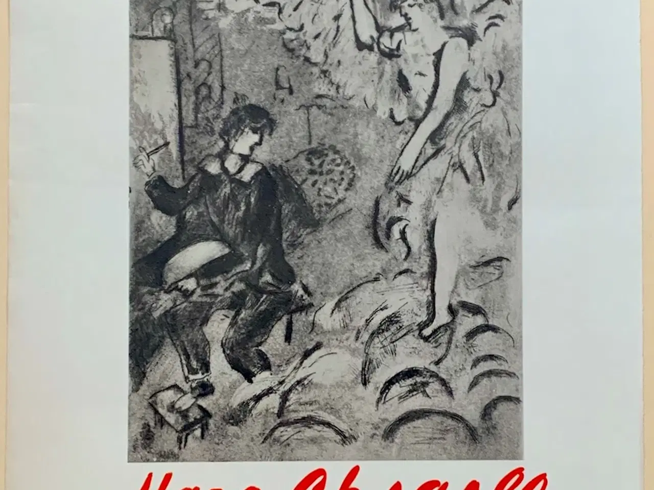 Billede 3 - Chagall, litografisk plakat