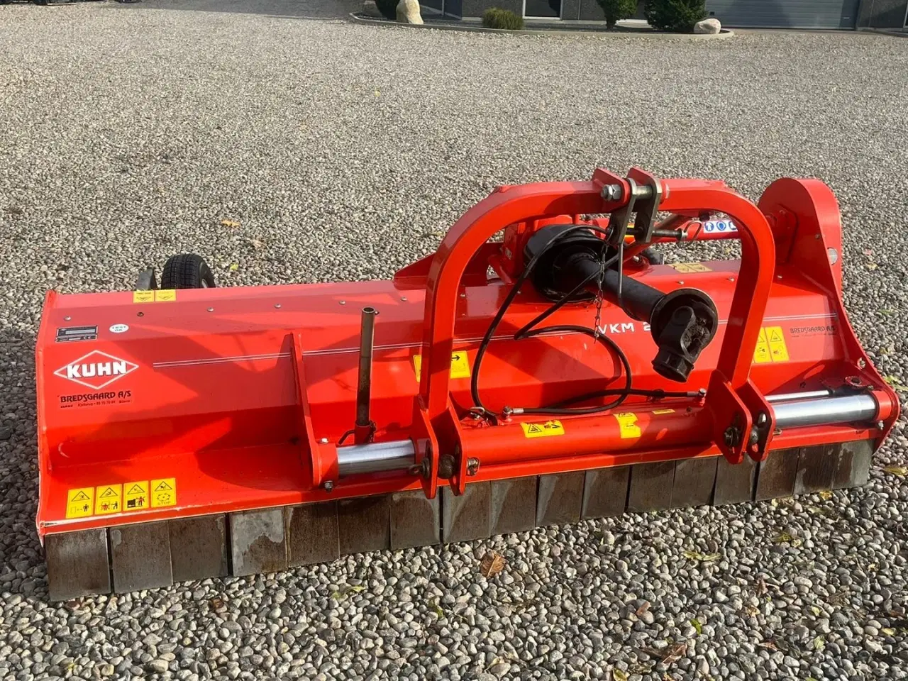 Billede 2 - Kuhn VKM 240 Meget velholdt og ikke meget brugt slagleklipper med hydraulisk side regulering og dybderegulerings hjul