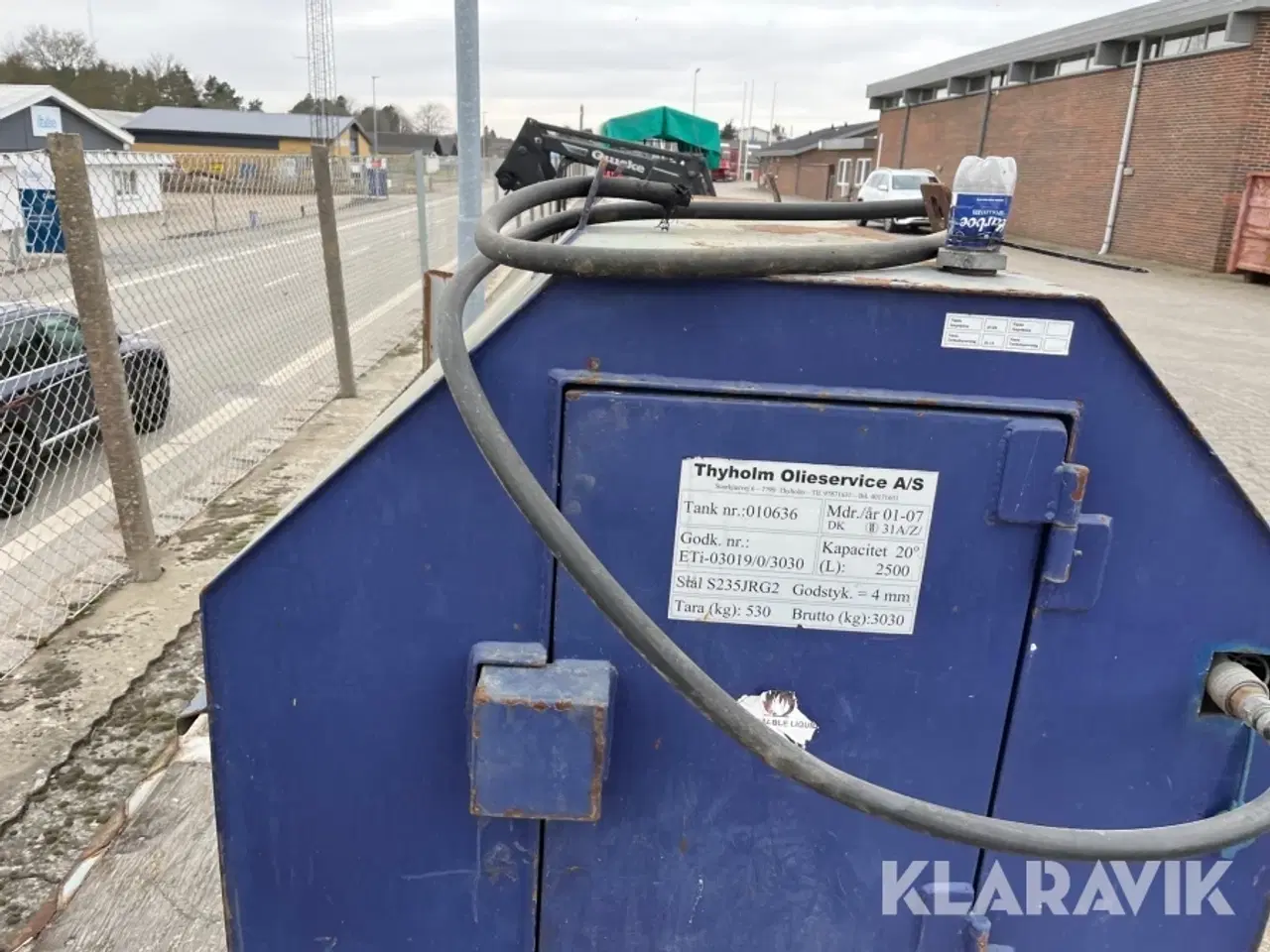 Billede 10 - Olietank med pumpe 2500L