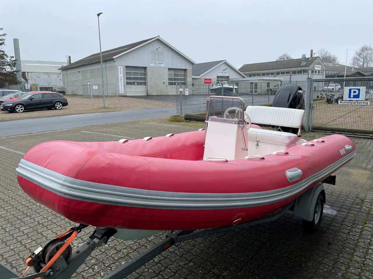 Billede 4 - Falcon F450S med 60 hk Mercury-EFI 4 takt og Brenderup 600 kg trailer