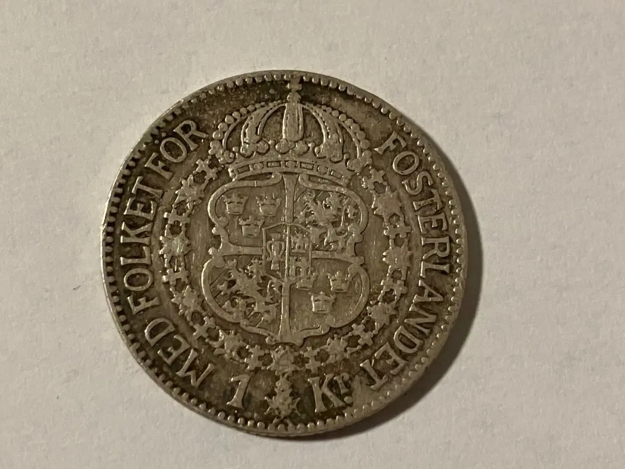 Billede 2 - 1 Krona 1924 Sweden - Silver