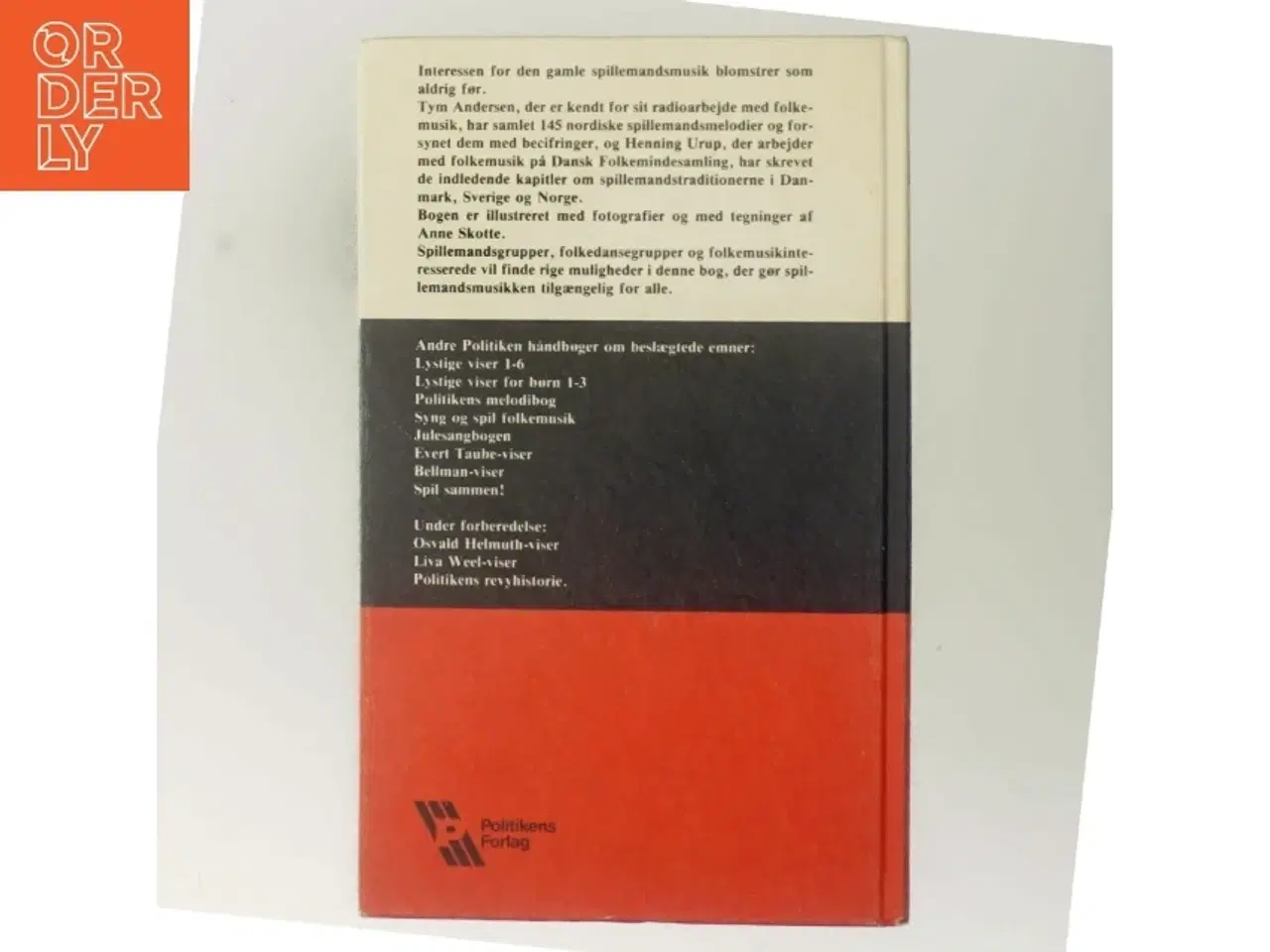 Billede 3 - Spillemusikbog fra Politikens Forlag