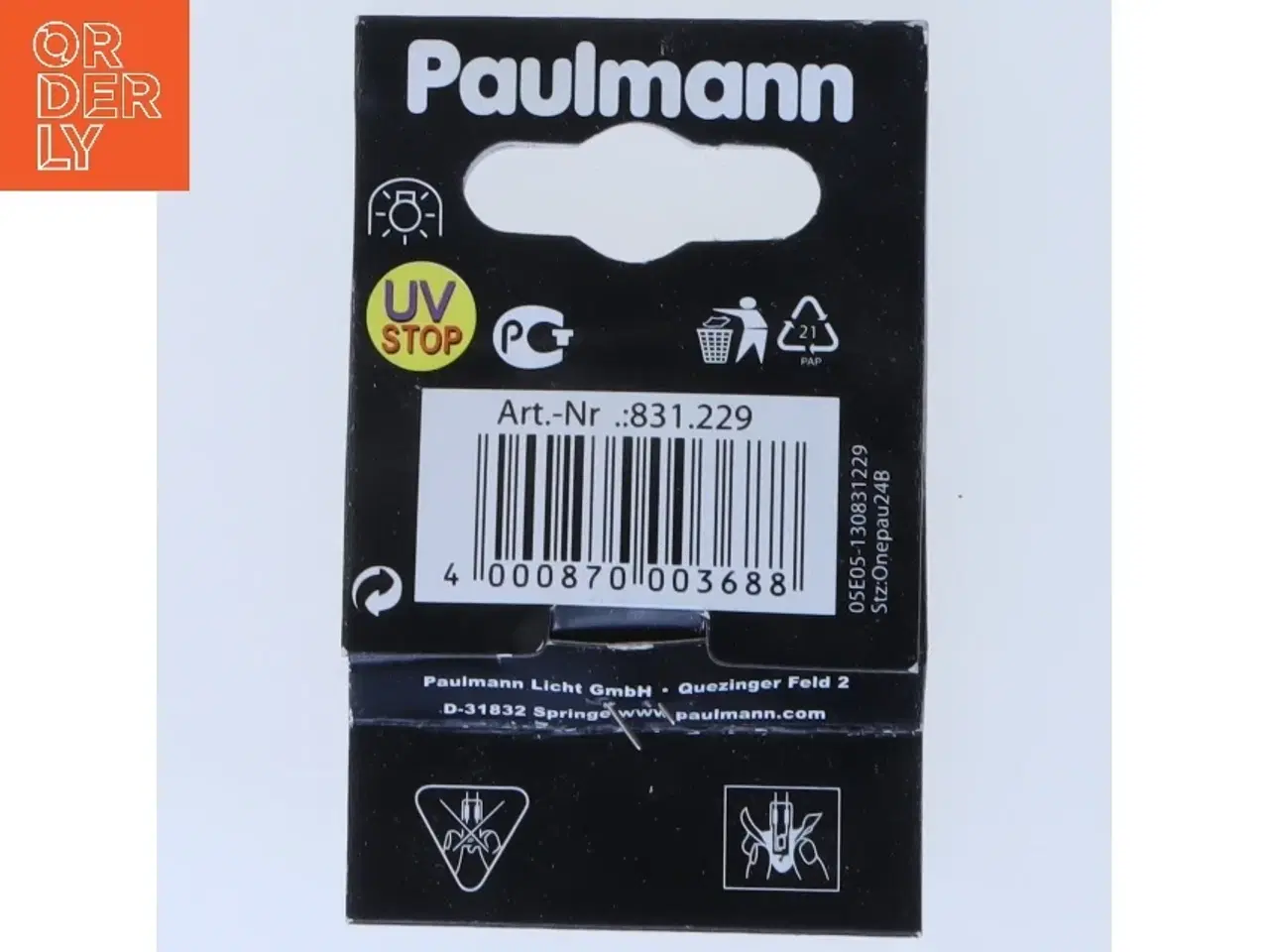 Billede 2 - Halogen pære Paulmann G4 12V 20W fra Paulmann