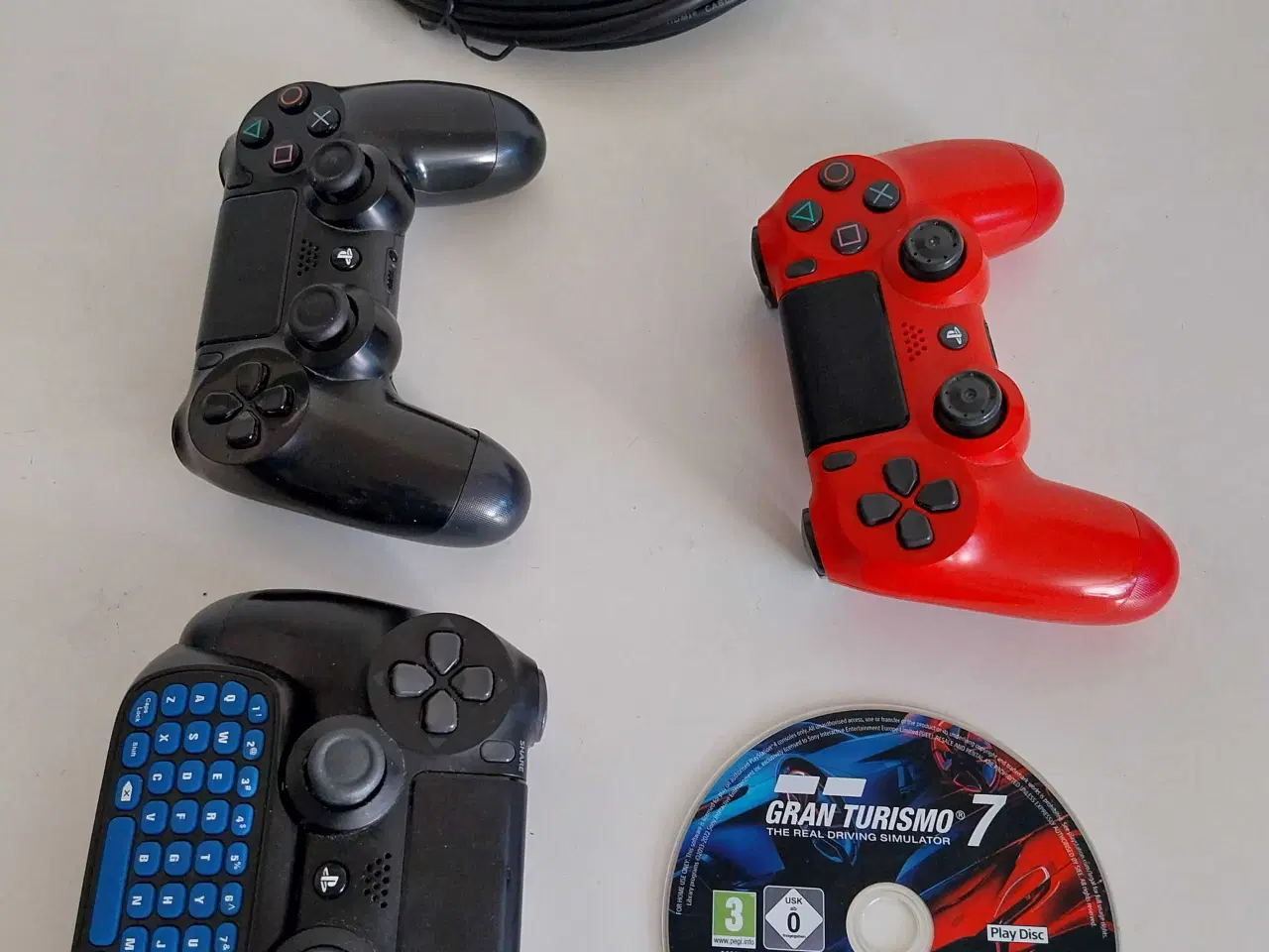 Billede 4 - Playstation controllere. Gran Turismo 7. Skærmkabe