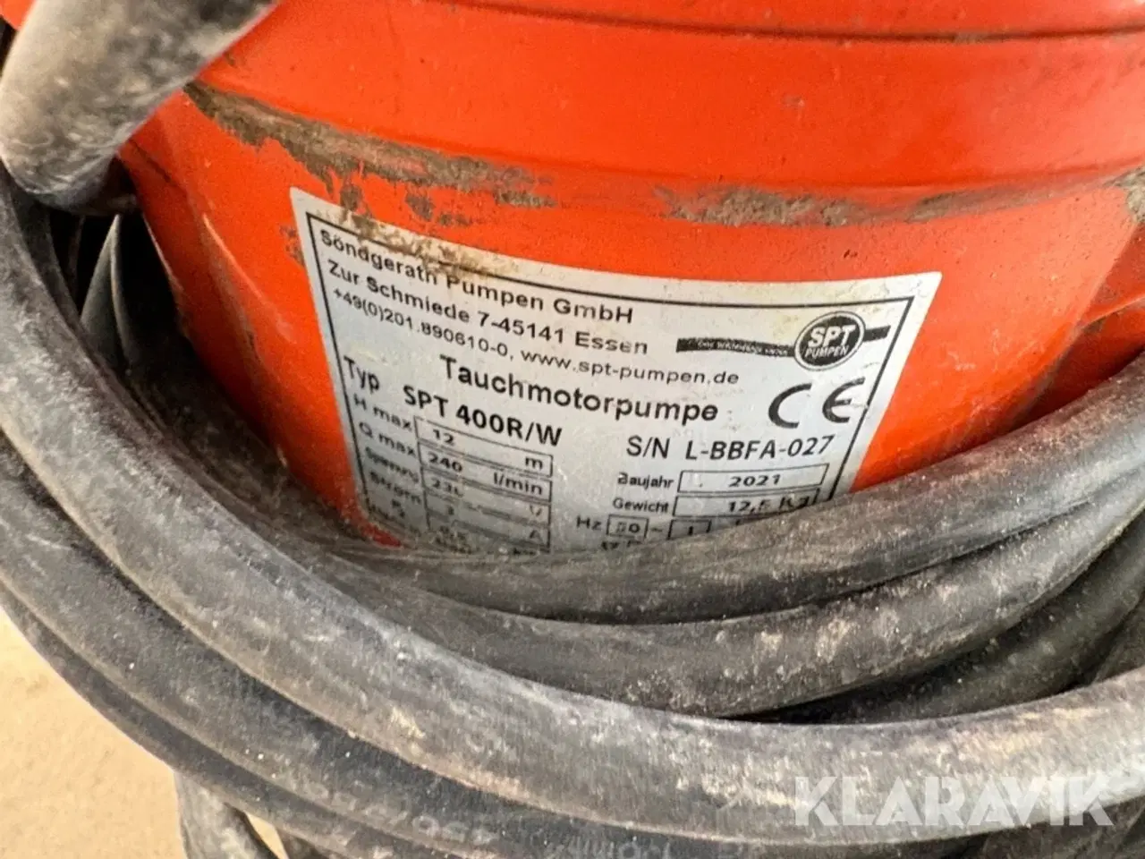 Billede 5 - Dykpumpe 2”  M/bundsug 230V 2styk Tsurumi,SPT