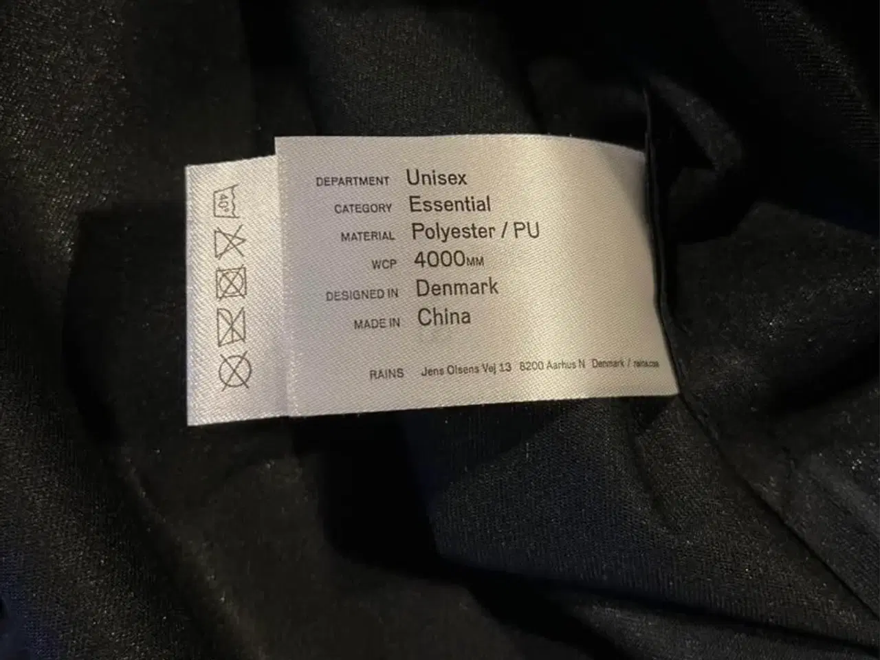 Billede 5 - Sort regnjakke fra Rains str. M/L