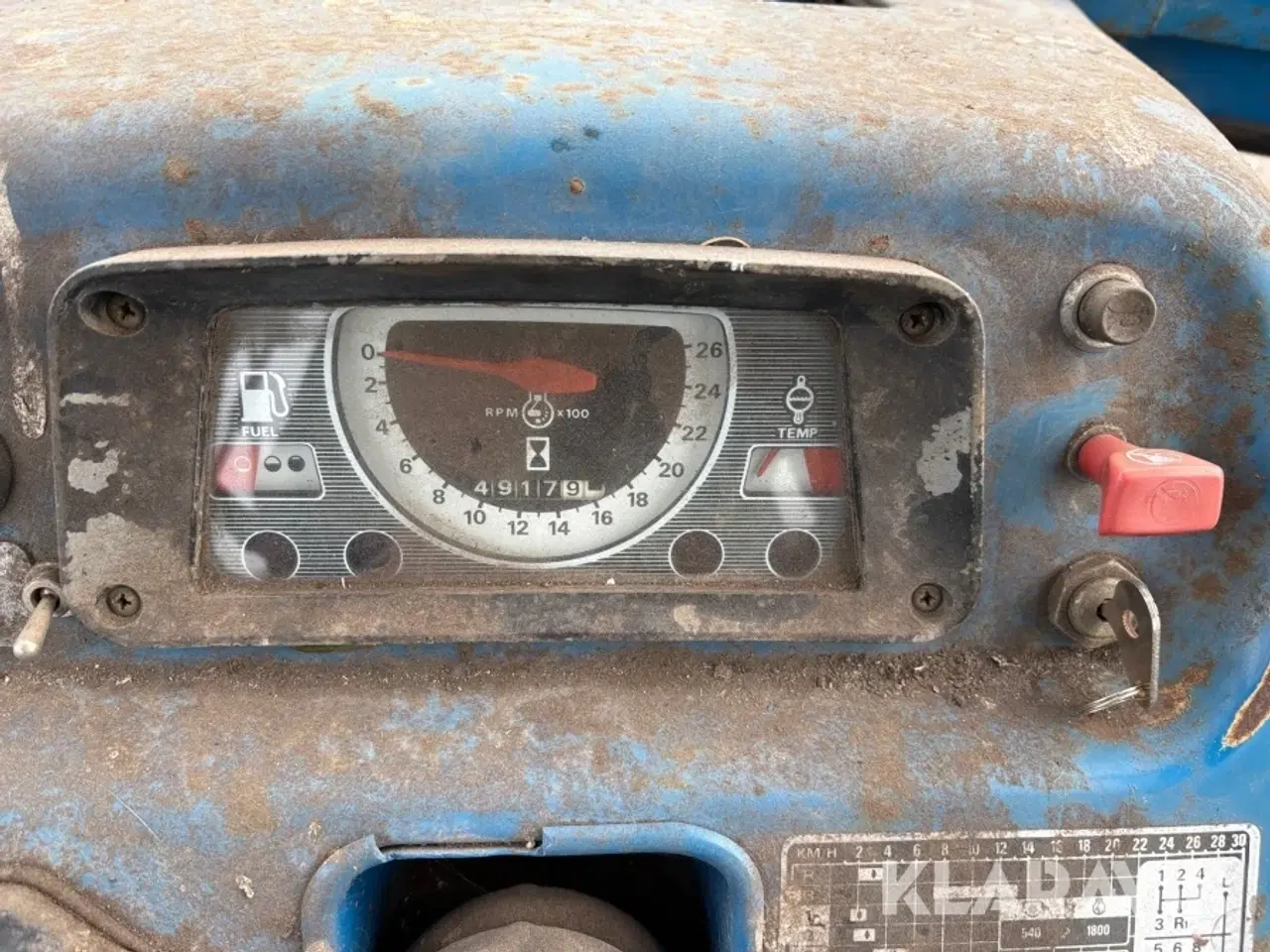 Billede 12 - Traktor Ford 4600 , med slagleklipper