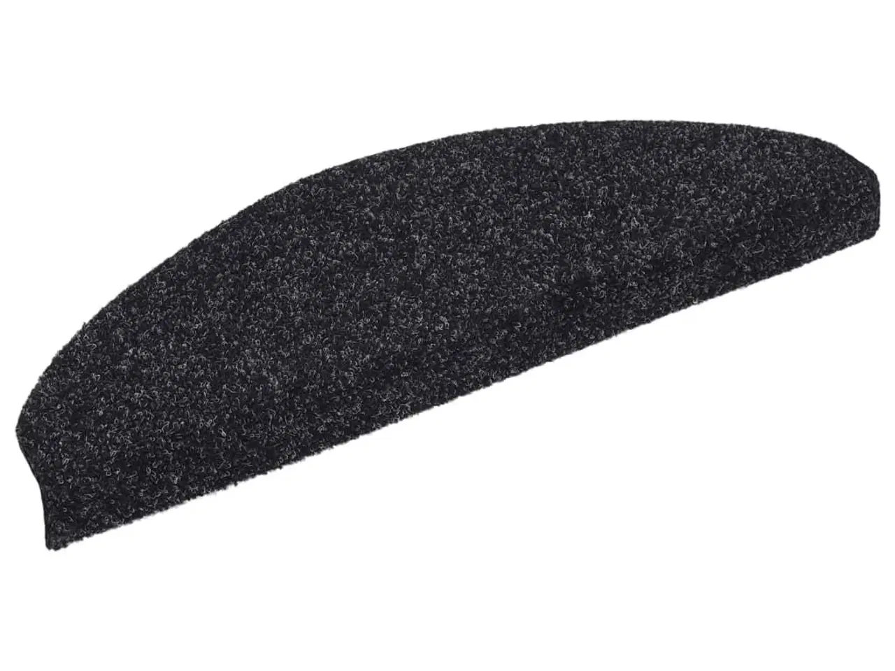 Billede 3 - Trappemåtter selvklæbende 15 stk. 65x21x4 cm sorte halvrunde store