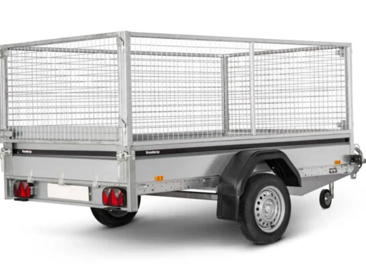 Billede 1 - Brenderup trailer med høje netsider 1205 udlejes